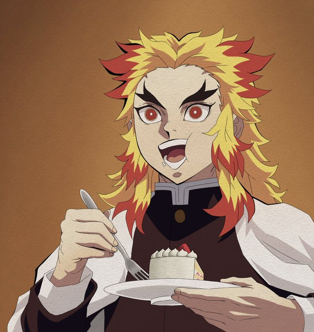 フルさんがTwitterに投稿した煉獄杏寿郎(鬼滅の刃)のイラスト。