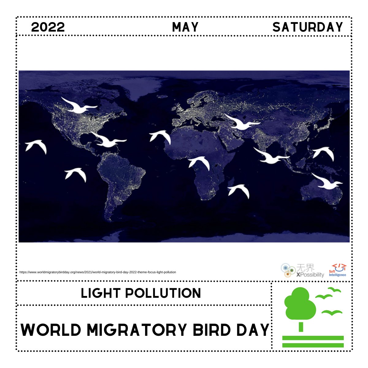 xbilitymm's tweet photo. 👏Help spread the word to #DimLightsforBirds!
#WorldMigratoryBirdDay is around the corner this 14th of May!
🔗 https://t.co/Z3lQGkN2HW
#WorldMigratoryBirdDay #WMBD2022 #Xbility #Awareness #SDG
@WMBD @USFWSBirds @SMBC @Natures_Voice @BirdMonitors @CABS_REPORTS https://t.co/AW61W3mfsK