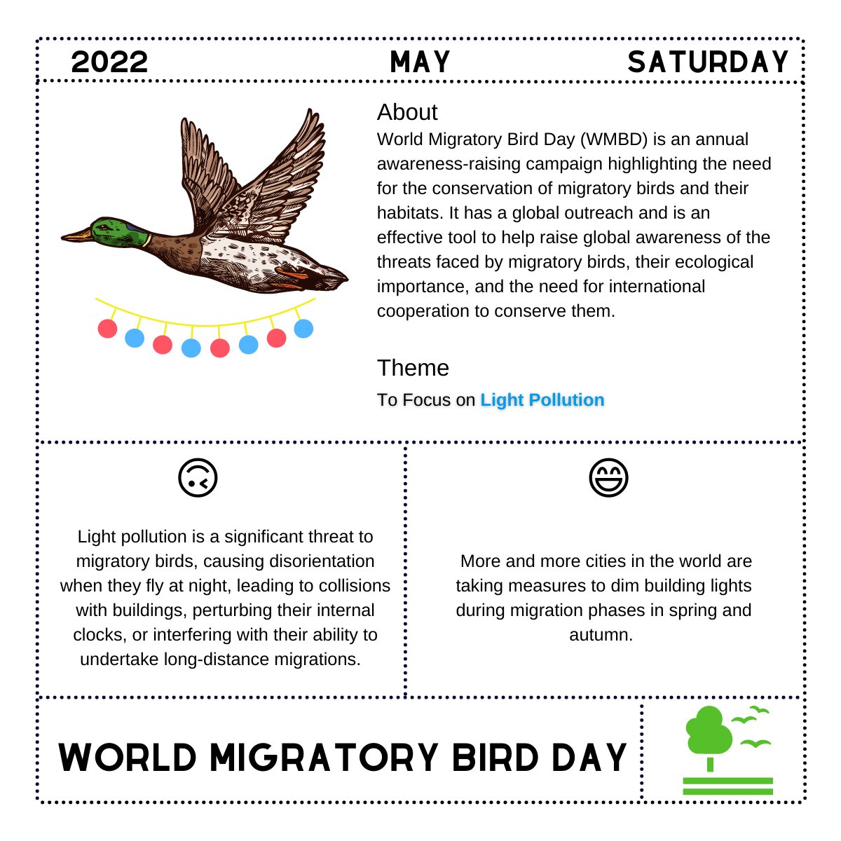 xbilitymm's tweet photo. 👏Help spread the word to #DimLightsforBirds!
#WorldMigratoryBirdDay is around the corner this 14th of May!
🔗 https://t.co/Z3lQGkN2HW
#WorldMigratoryBirdDay #WMBD2022 #Xbility #Awareness #SDG
@WMBD @USFWSBirds @SMBC @Natures_Voice @BirdMonitors @CABS_REPORTS https://t.co/AW61W3mfsK