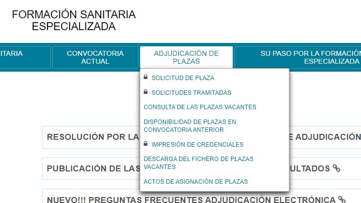 Descanse en paz Transparencia en el proceso de adjudicación de plaza mir. 🙏

A pocas horas de finalizar el plazo del turno de hoy, después de un día caída la web, ha desaparecido el la pestaña de consulta de plazas adjudicadas. Parece que partir del 4000 no haga falta.