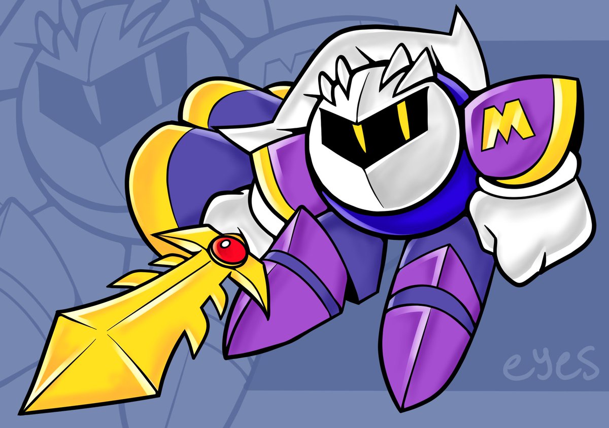 メタナイト 「meta knight looking like he's on a dream」|Gabuのイラスト