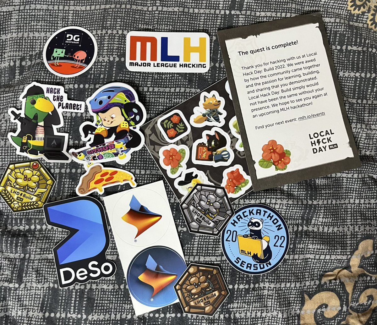 pranairajk's tweet image. Got my MLH swags today😍
Thank you @MLHacks 
#localhackday #mlh