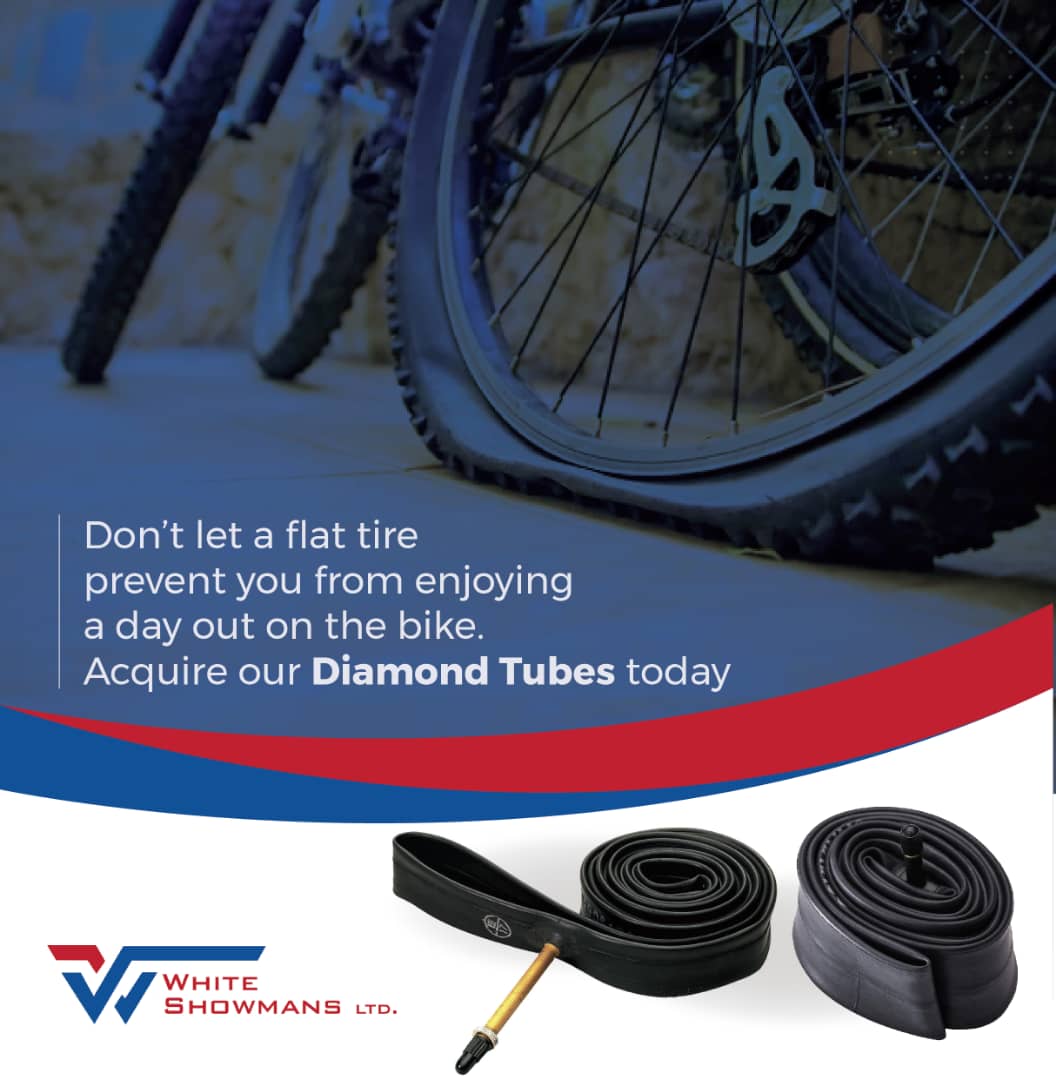 Whiteshowmans's tweet photo. Don’t let a flat tire prevent you from enjoying a day out on the bike. 
Acquire the Diamond bicycle tubes!
For bulk purchase, contact us on 0393202973.

#Whiteshowman #Diamondtyres #bicycletubes https://t.co/zs2ZldRl1B