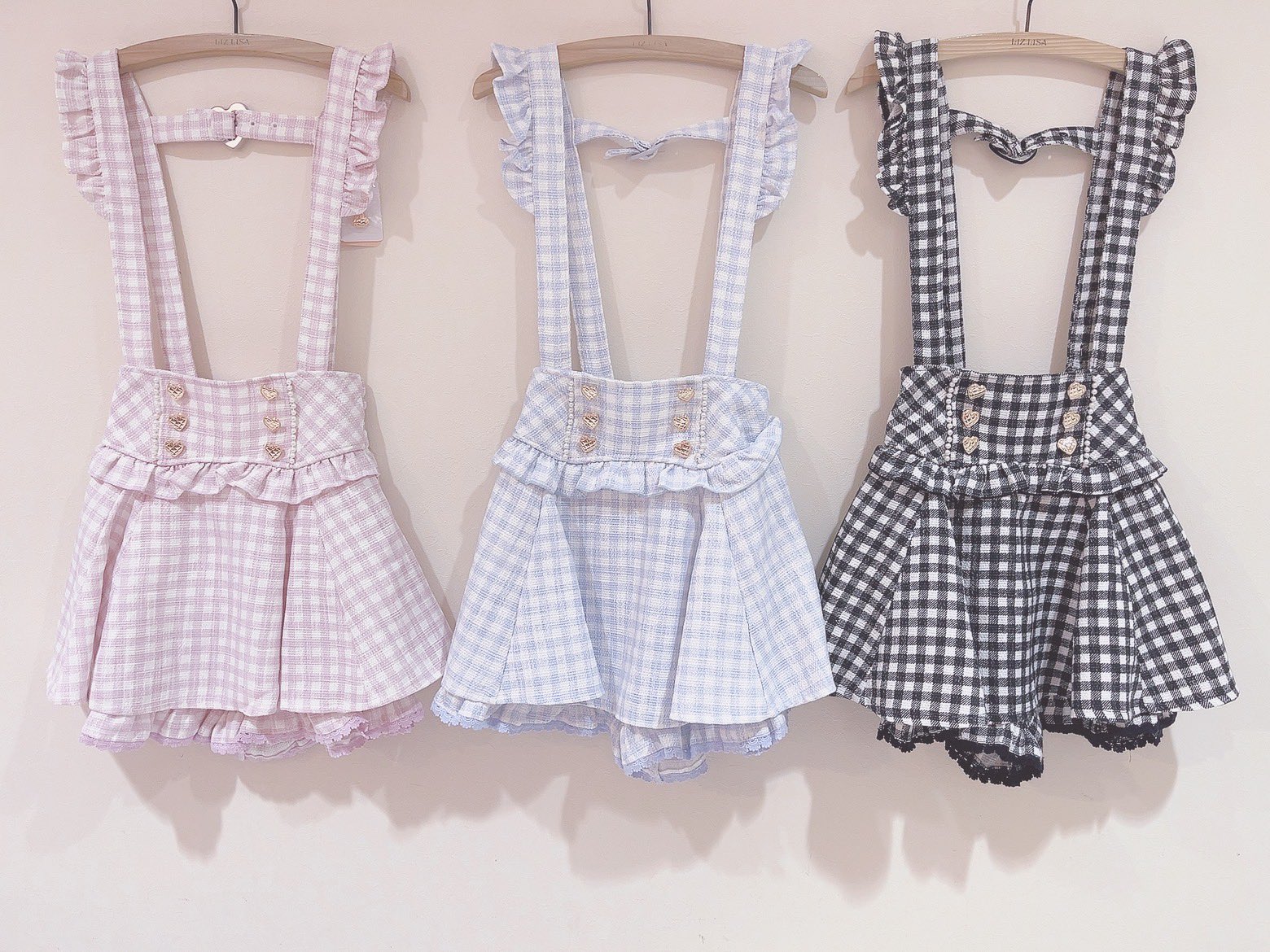 レースアップサスペンダー付スカパン | LIZ LISA(リズリサ レースアップサスペンダー付スカパン | LIZ LISA(リズリサ