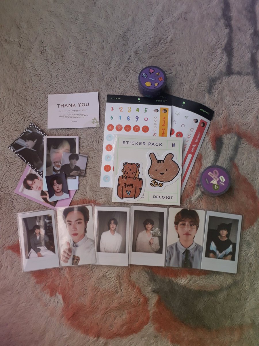 jjwan_my_voo's tweet photo. mag unbox para gumaan loob, tama! 🤓 my taejin deco kit set #fromkeyra came hooome! thank you so much, @jeonparrk_ ♡♡ looking forward to more tingi siguro hahahahahaha https://t.co/rkgpAEbjE1