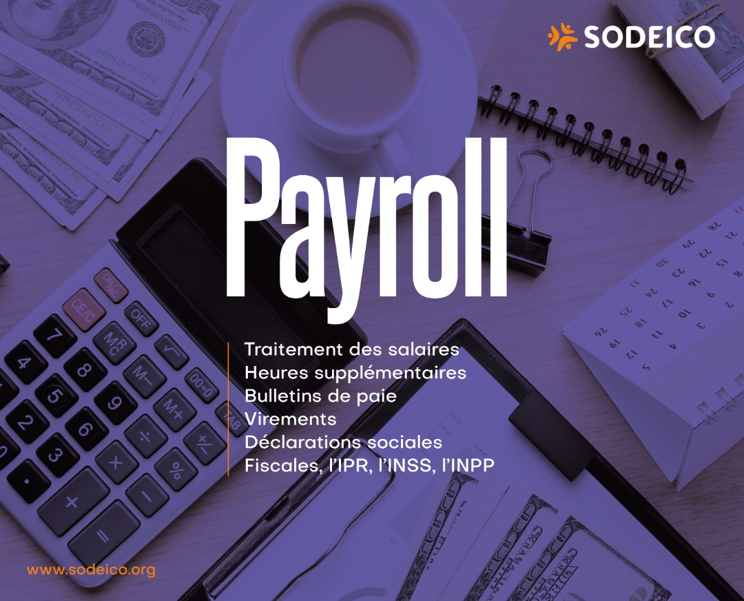 Pour plus d'efficacité, externalisez en toute sécurité et sérénité avec <a href="/SODEICO_/">SODEICO</a>.
Pour plus d'information contactez-nous sur commercial@sodeico.org

#payroll #sodeico #RH
