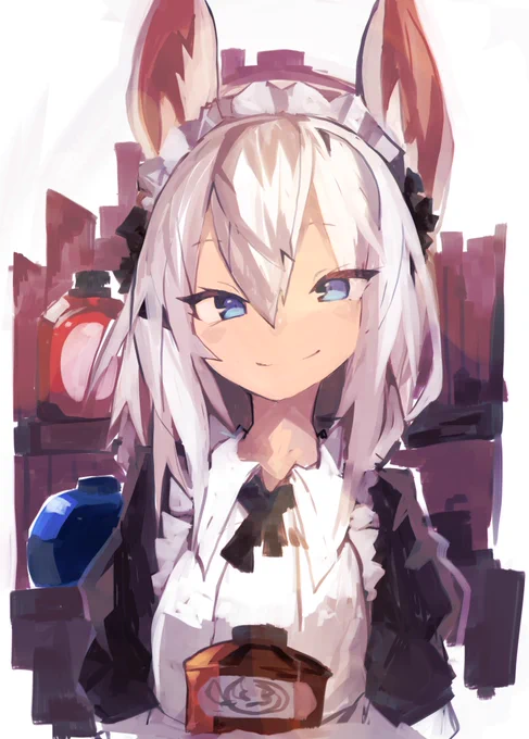 #けもけもけもーズ
白ケモメイドさん 