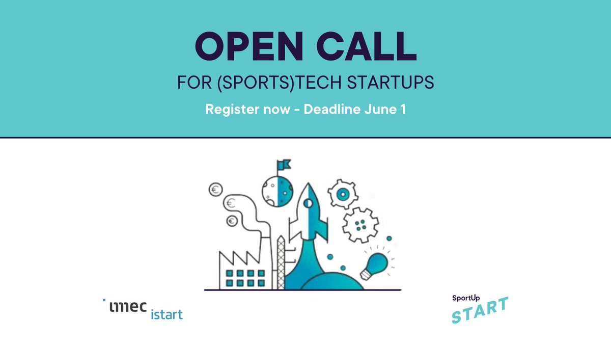 sportupbe's tweet photo. Apply now for SportUp Start, organized by @imecistart!
This is your chance to join an impressive community of 260+ startups!
👉 https://t.co/2sRthUxOLv
#sportupstart #sportup #sportstech #startup #tech #accelerator #growth #innovation #startupaccelerator #imecistart https://t.co/SzwiOaxgoo