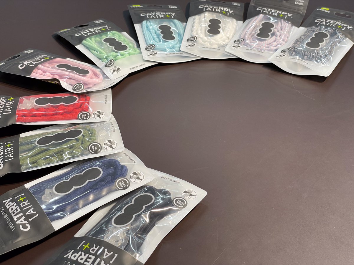 ISGgreen's tweet image. #石井スポーツ新宿西口店　です！

#caterpy #air+

靴の気分転換はいかがですか？
結ばない靴紐で足元スッキリ！✨
コブは先端の方にのみついており、自由に締め付け具合を調節できます！
スニーカーやランニングシューズに是非！