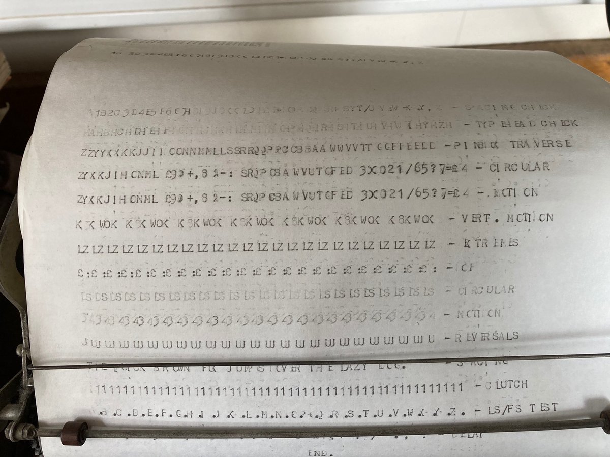 tnmoc's tweet photo. TNMOC #volunteers that look after our war time equipment displays are using their #skills to restore a 1950's Creed 75 #Teleprinter so that it can be used to prepare punched tapes and print output for our #Elliott803. #Restoration #maintenance https://t.co/HNCL9BgXCS