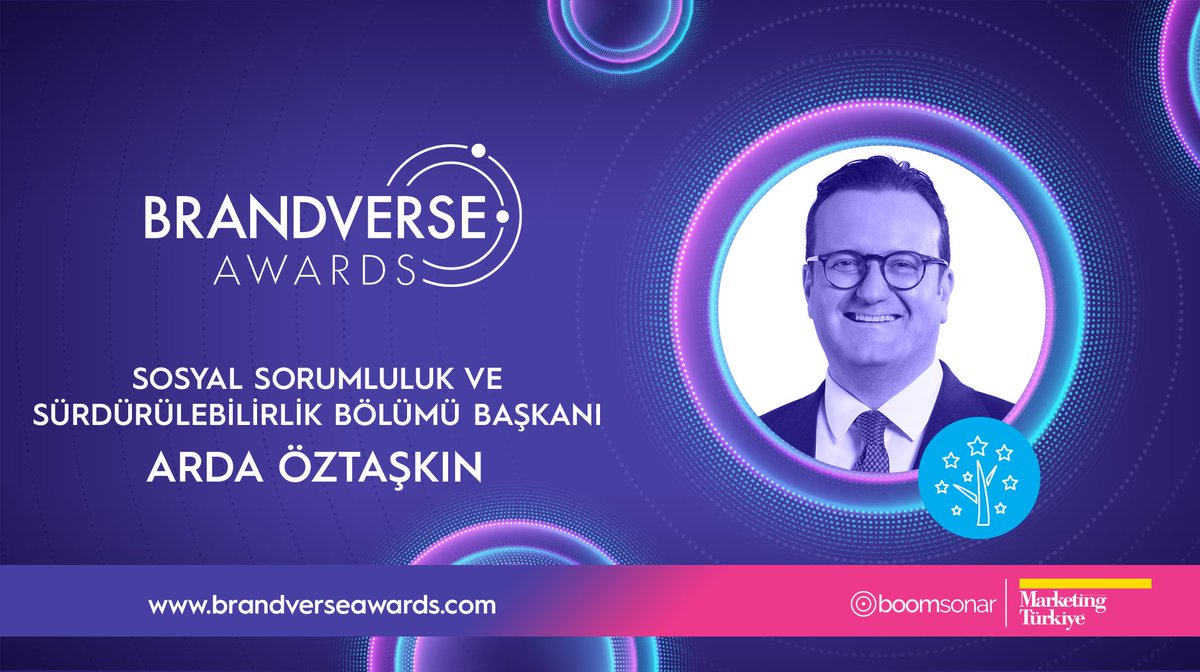 Brandverse Awards (@brandversea) on Twitter photo Brandverse Awards 2022'de Sosyal Sorumluluk ve Sürdürülebilirlik Bölüm Başkanı Arda Öztaşkın (Yapıkredi - Head of Corporate Communications). 🎉 <a href="/ardaoztaskin/">Arda Öztaşkın</a> Brandverse Awards 2022'de Sosyal Sorumluluk ve Sürdürülebilirlik Bölüm Başkanı Arda Öztaşkın (Yapıkredi - Head of Corporate Communications). 🎉 <a href="/ardaoztaskin/">Arda Öztaşkın</a>