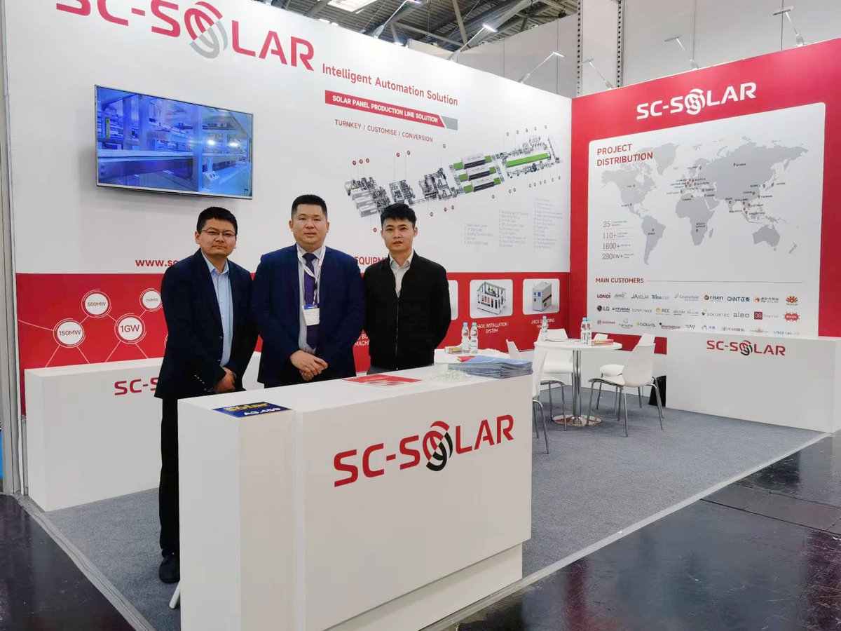 SCSOLAR2's tweet photo. Good morning! Getting ready for Day 1 of #Intersolar- stop by SC Solar'sπ#booth A3.459 and meet the staff. See you there!π
#IntersolarEurope #Intersolar2022 #SCSolar https://t.co/cuGGq25AlJ