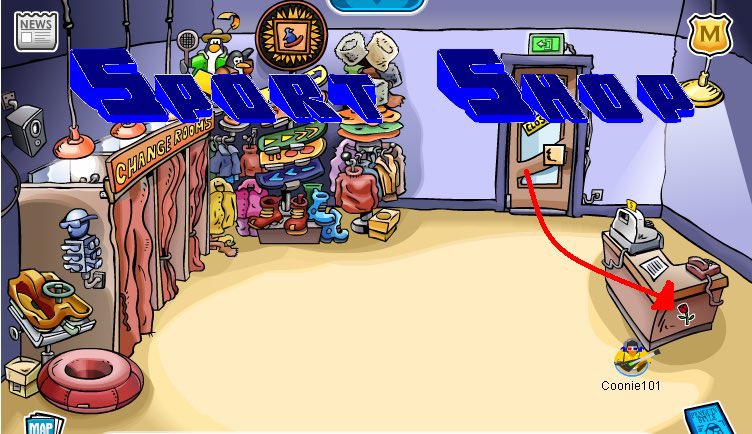 ThatPenguinGame's tweet photo. 15 years ago today, the Tulip Pin was hidden in the Sports Shop. https://t.co/Sy9woMKyvP