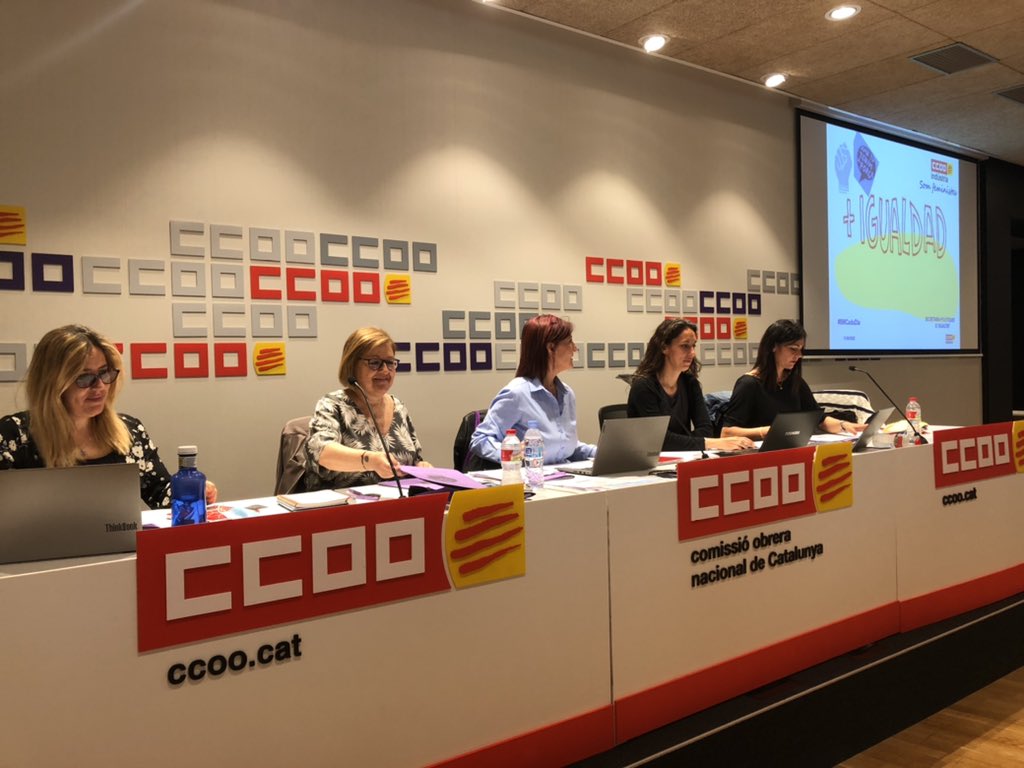 JoseJuanMS's tweet photo. Avui a @FICCOOCat fem una jornada sobre polítiques d’igualtat amb les companyes i companys de @Industvormaros 
L’objectiu és capacitar l’actiu sindical https://t.co/oDKtLAIygz