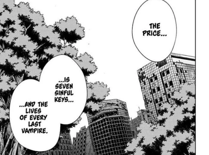 NO WTF!!! so every last vampire has to die in order to bring every human back?! so mika, ferid, crowley they all need TO DIE!? 