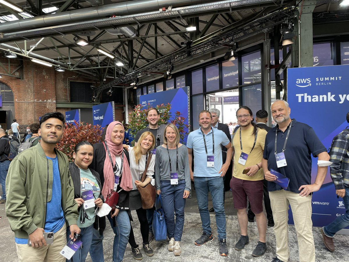 MM2de's tweet photo. #awssummit #platformx first conference combined with a team event in Berlin, after 2 years looking forward #vnrunterwegs #vnr #pxdata https://t.co/s1yexcQ0Bi