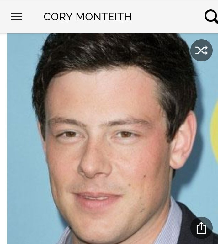 Happy birthday to this great actor.  Happy birthday to Cory Monteith 