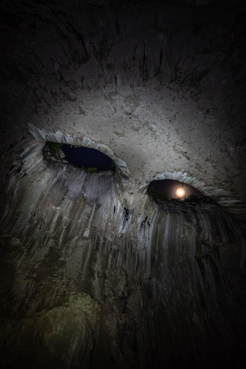 Cave “Prehodna” ( God’s eyes) in #Bulgaria Nature is so amazing