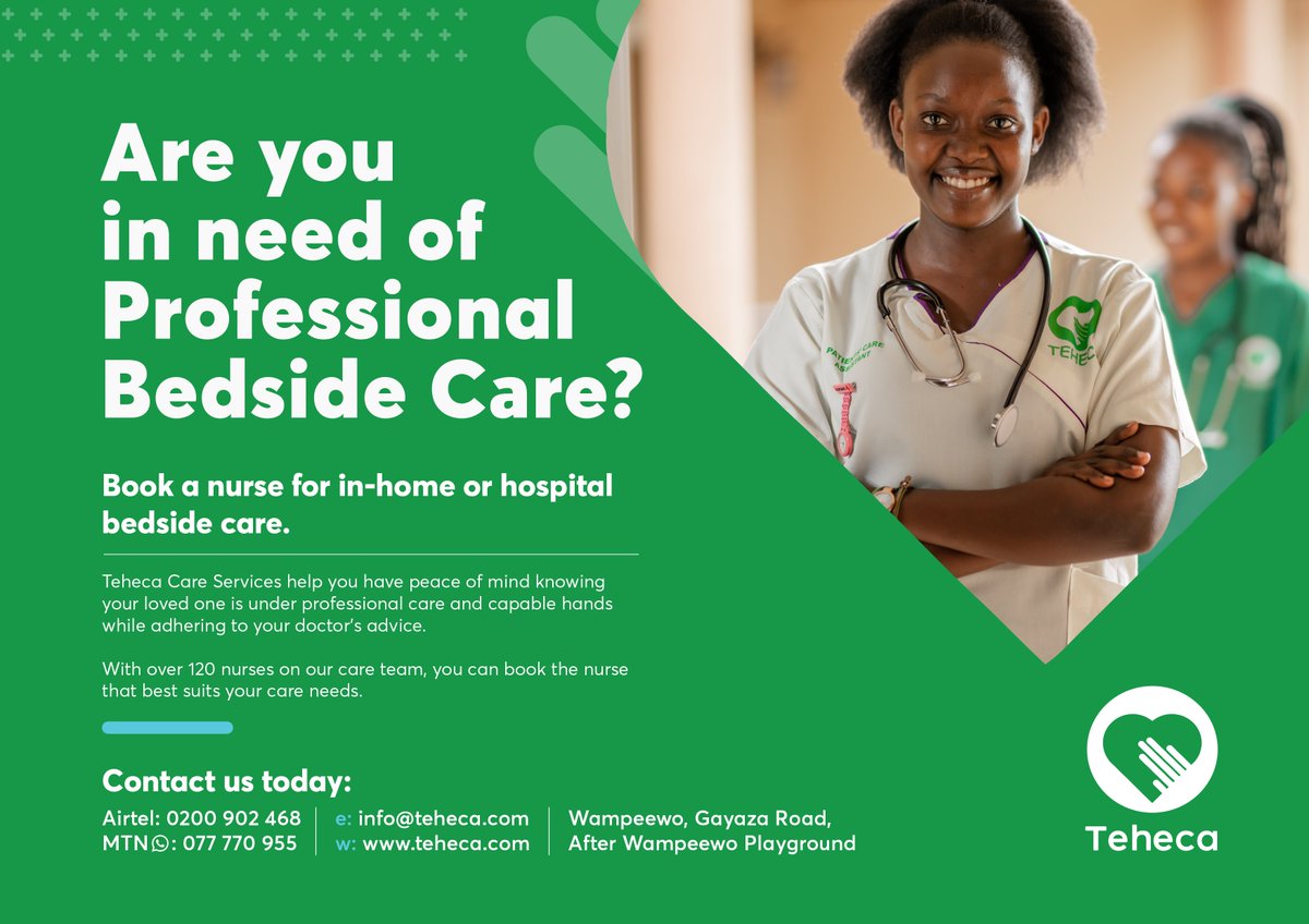 tehecaug's tweet photo. Are you in need of Professional Bedside care for #Sick loved one or an #Expectant mother?

#Book a nurse with Teheca today. 

#Call 0200902468 or Book via @teheca_app 👉 https://t.co/8lxemUpUj9 

#tehecacares #BookANurseWithConfidence https://t.co/9kpvxvyiy8