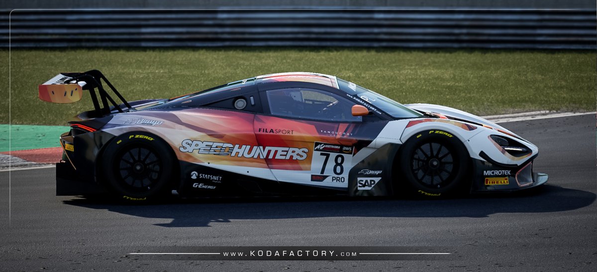KodaFactory's tweet photo. SpeedHunters McLaren 720S GT3 and TAG Heuer Porsche 911 GT3 R | ACC
Available now on Patreon.
https://t.co/IQPFrs2Jhq
#kodafactory #kodasimracingdesign 
https://t.co/kKcva4Bx3X https://t.co/Y7xg1YhGeh