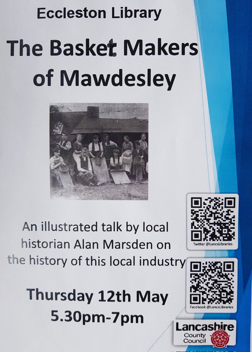 Tomorrow at Eccleston Library.