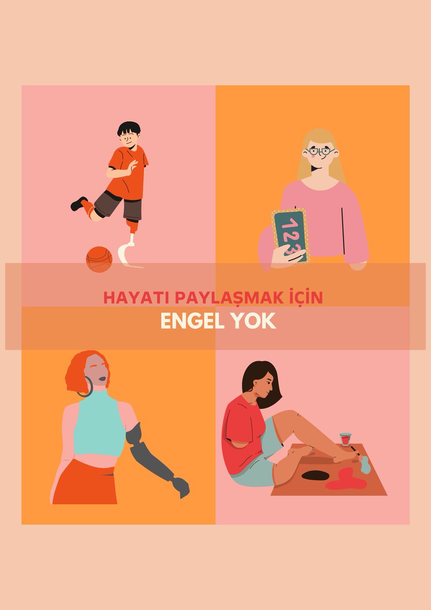 Hayatı paylaşmak için engel yok.
#engellilerhaftası #farkındalıkgünü