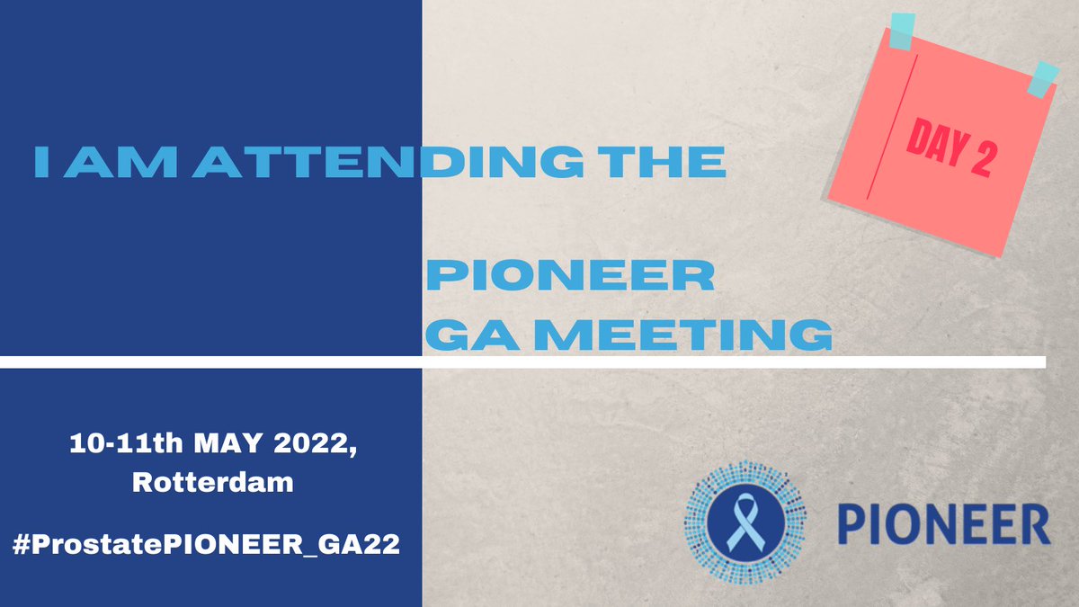 JGomezRivas's tweet photo. Day 2 of the #ProstatePIONEER_GA22 Meting has started! Progressing the project's active #researchquestions will be one focus of today's programme. We will also look at the #ProstatePIONEER 5-day #studyathon taken place in 2021 and lessons learned out of it. Let's get started! 🚀 https://t.co/biJw4dNelD