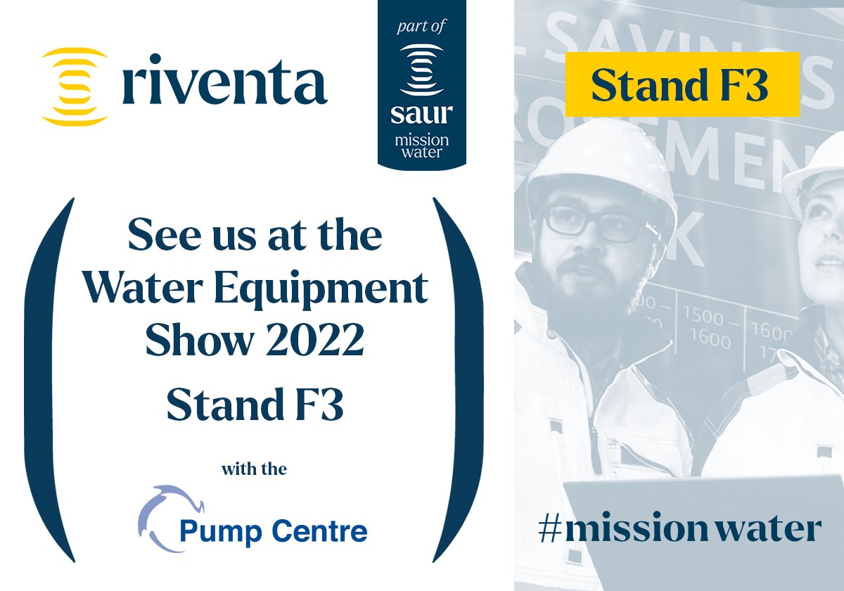 _Riventa's tweet photo. Come and see us at today's Water Equipment Show #WES2022 at the Telford International Centre, hosted by @pumpcentre. We're on Stand F3 #missionwater #optimisation https://t.co/h1STCv3Z5Y