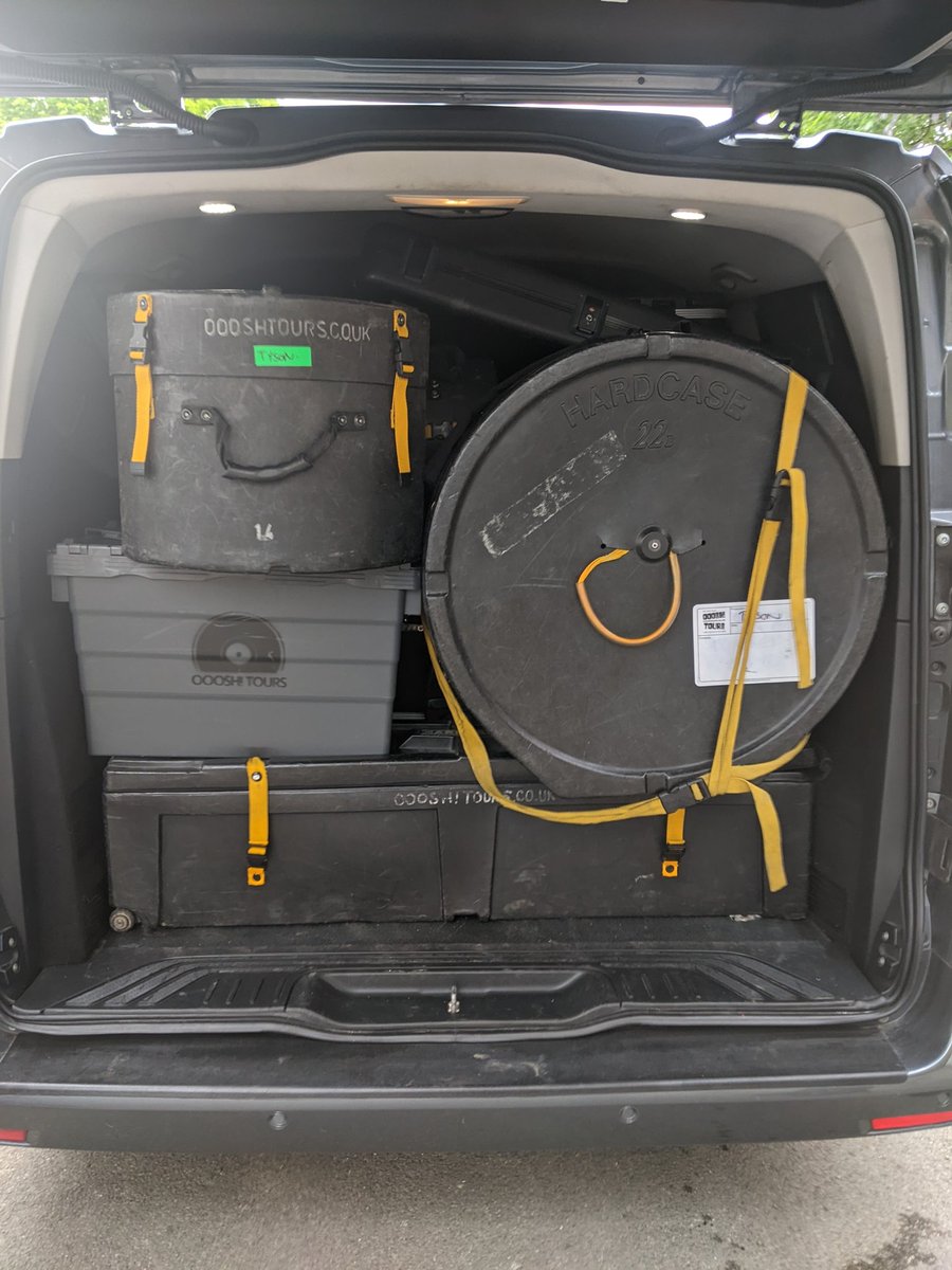 SlowdownMolasse's tweet photo. Day 5 and van pack strategies are now fully refined. Loaded out of the hotel in less than 10 minutes and now we are off to Glasgow to play at @BlocGlasgow tonight
#vanpack @lowtheband #tour #tourstrategies https://t.co/OdccmlHV7G