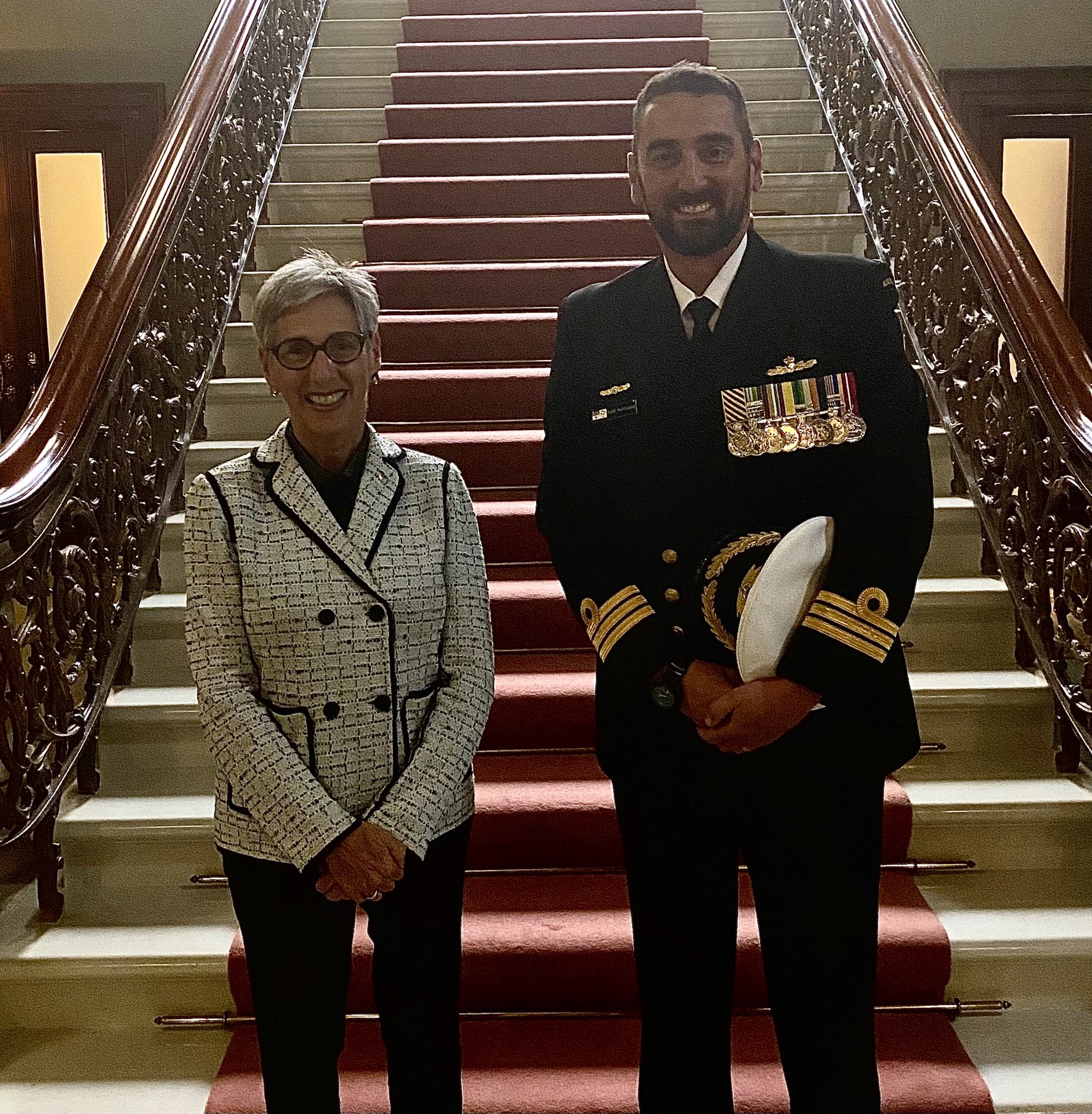 Governor of Victoria on Twitter "A pleasure to Commanding Officer of HMAS Stalwart