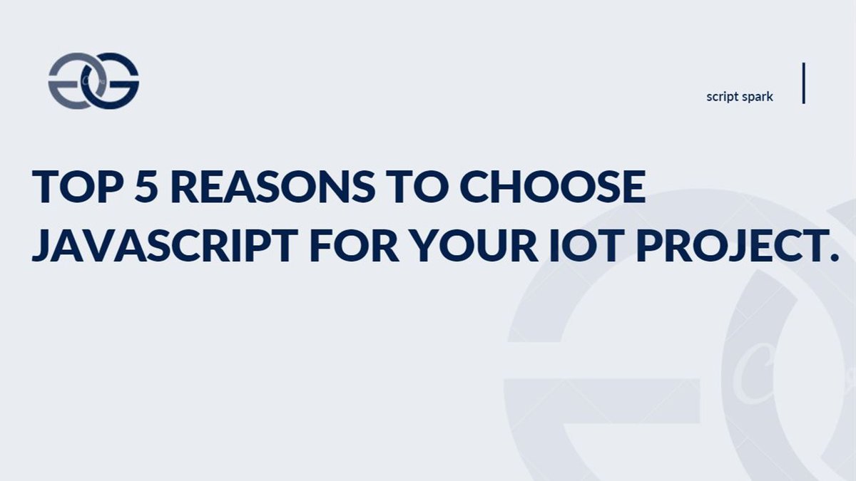 ScriptSpark's tweet photo. Top 5 Reasons to Choose #javascript  for Your #IoT Project https://t.co/jAYx9UqaxT
#Developers #freelancer #webdeveloper #Robotics #Robots #programming https://t.co/6uAR8ixK73