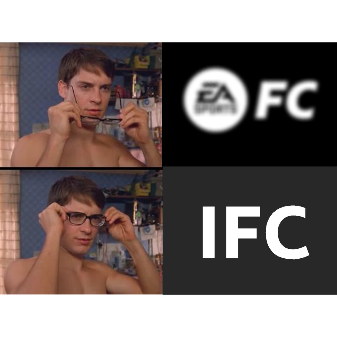 Fin de l’appellation FIFA pour le jeu de EA Sports, désormais ça sera EA Sports FC. 🤔

<a href="/MrClubPro/">Mr Club Pro</a> <a href="/Ligue_PPL/">Ligue PPL</a> @AVPAFR @VPGWC_ <a href="/glgmesport/">Gorilla Gaming E-Sport 🦍🎮</a> <a href="/JURIAN_HULK/">JURIAN HULK</a> @French_League_ @D_M_League <a href="/clg_mag/">MMG MAG</a> @FamilyFranceFo1 <a href="/Esports_BL221/">Bénèn Level esports</a>