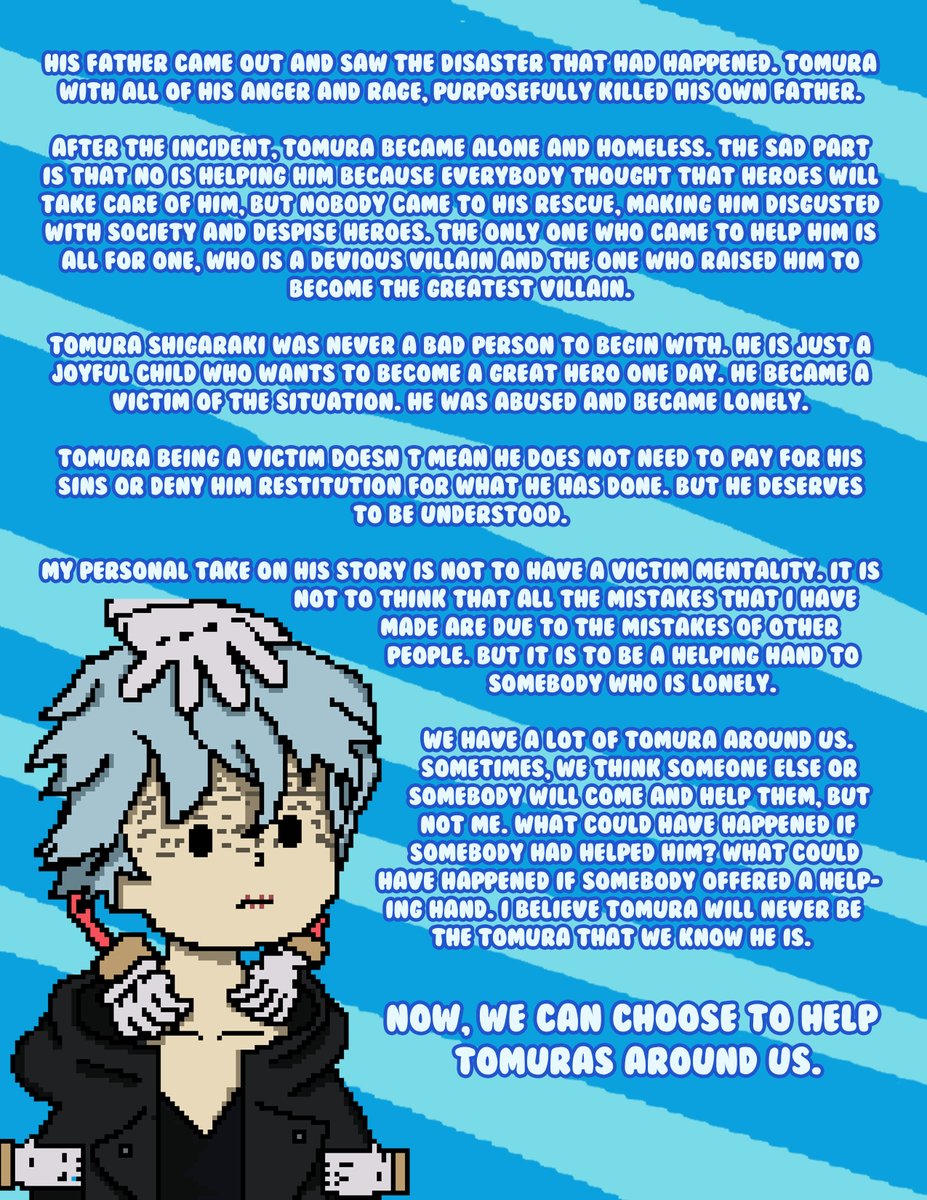 Hi <a href="/LonelyPopNFT/">LonelyPop 🍭</a>  fam..
Posting my first art, which I will call 
“Lonely Tomura Shigaraki.”

He is known as the main antagonist of the anime titled 
“My Hero Academia (Boku no Hero).”

I hope you take time to read. Enjoy!
<a href="/BushRobins/">Noinah🍭</a>  <a href="/0xstudio/">0xStudio</a>