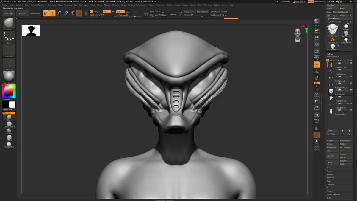 GiuberneaR's tweet photo. Working on this alien(ish)mask on my free time these days, playing with forms, trying to find a cool design.
Wish you an awesome day! https://t.co/ccYxVX6Pz3