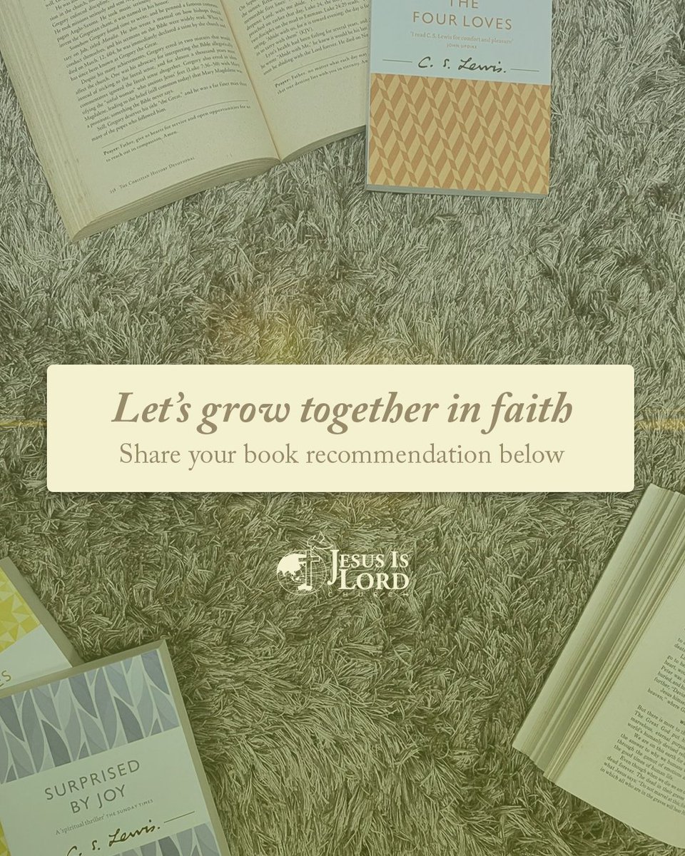 JILWorldwide's tweet photo. Aside from the Bible, recommend a book that helped you grow spiritually. Comment below! https://t.co/WpQGuHZO0T