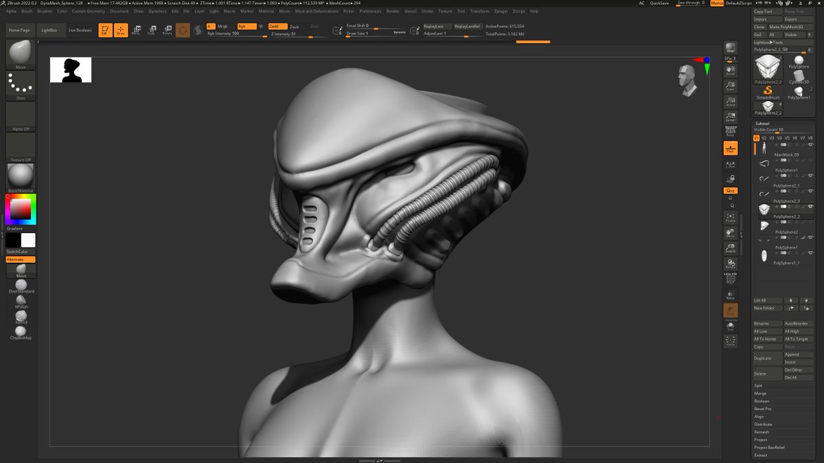 GiuberneaR's tweet photo. Working on this alien(ish)mask on my free time these days, playing with forms, trying to find a cool design.
Wish you an awesome day! https://t.co/ccYxVX6Pz3