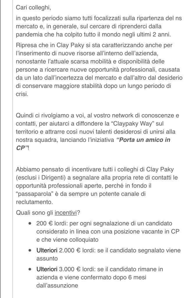 FIMCislStampa's tweet photo. #Benaglia: aziende #metalmeccaniche del Nord premiano i dipendenti se segnalano profili professionali da assumere. Bene collaborazione impresa-lavoratori ma ora che le competenze scarseggiano come i semiconduttori quando avremo politiche attive degne dell’industria italiana? https://t.co/yYHkpAXD7s