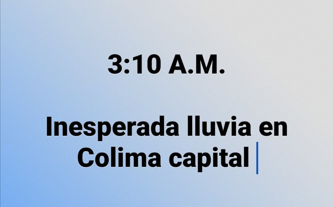 PepeNaranjo1's tweet photo. #Hoy #AlDía #ÚltimaHora #AlMomento #Miércoles #11deMayo2022 #Colima @ColimaMunicipio #EstadoDeColima @PC_Colima @gobiernocolima #PrevenirEsVivir #ProtecciónCivil #ProtecciónCivilSomosTodos https://t.co/KSwyT8ZMmH