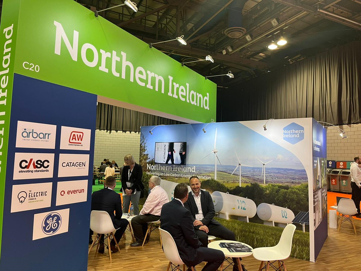Event | Northern Ireland #RenewableEnergy sector are now at <a href="/AllEnergy/">All-Energy</a> for day 1 of this exhibition. 15 #NorthernIreland companies are showcasing their products and services. Visit them at stand C20.  Find out more >> bit.ly/380ifCI
#WeAreAllEnergy