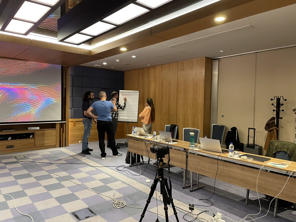 aeternity's tweet photo. It’s #workshops day ! #devXP #statechannels and many more topics being discussed and worked by the @aeternity devtools team https://t.co/RUaTJIHH87