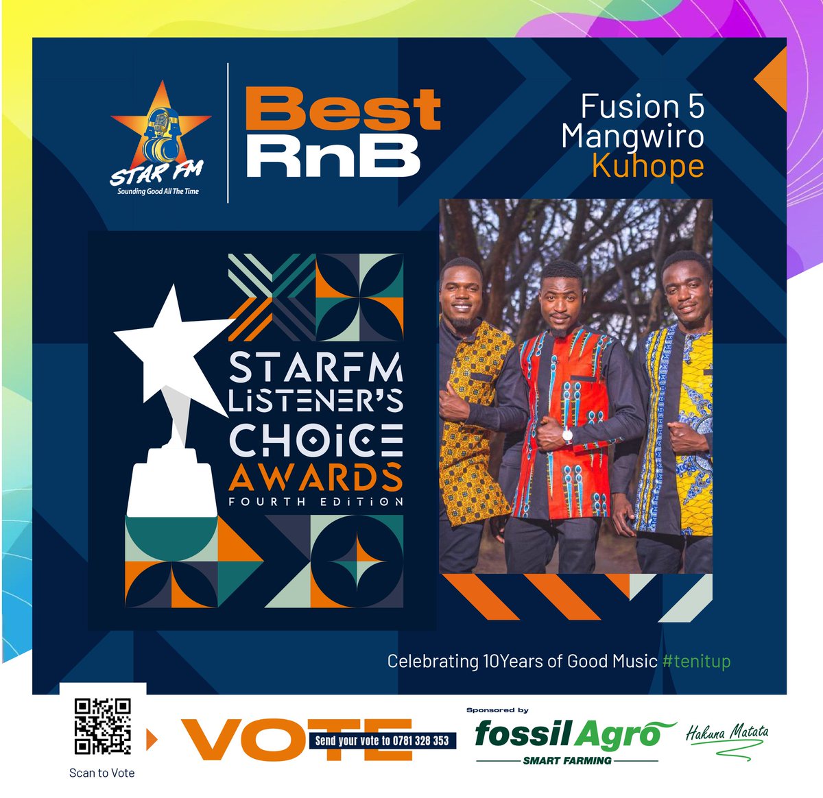 jcmczw's tweet photo. Congratulations to our @dreamstarzw Alumni @nyashadavidzw and @fusion5mangwiro on their @StarfmZimbabwe Listener's Choice Awards Nominations. 
We wish you all the best

#tenitup https://t.co/lTPaAAODa1