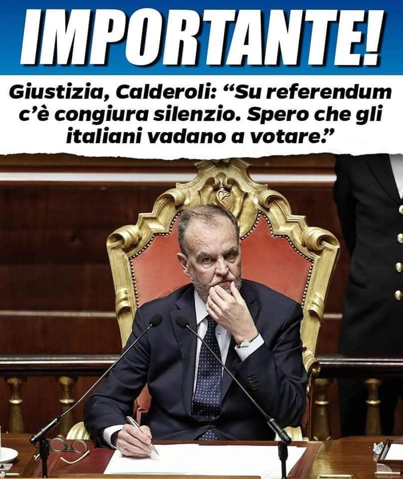 ManfrediPotenti's tweet photo. 🔵#ALLERTA: VOGLIONO #AFFOSSARE LA #VOCE DEL #POPOLO ITALIANO !!!
Dovremo #IMPEGNARCI per portare all' #ATTENZIONE della #GENTE la notizia che il #12GIUGNO si #VOTA per una #GIUSTIZIA #giusta ed #efficiente.
#Spargete la voce, #avvisate tutti, non permettiamo il #boicottaggio!! https://t.co/dpdLilKKqJ