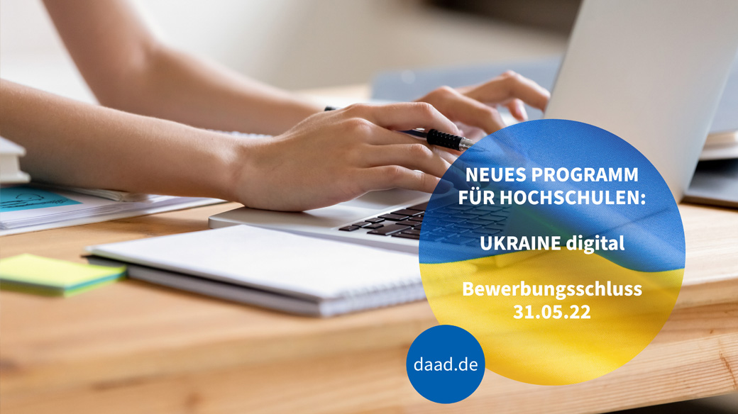 📣 Programm „Ukraine digital“: Deutsche Hochschulen können sich ab sofort bis zum 31.5.22 für das <a href="/BMBF_Bund/">By Ethical Hacker</a>-geförderte Programm bewerben, um gemeinsam mit ihren ukrainischen Partnerhochschulen virtuelle Angebote bereitzustellen und durchzuführen: ➡ daad.de/ukraine-digital #DAAD