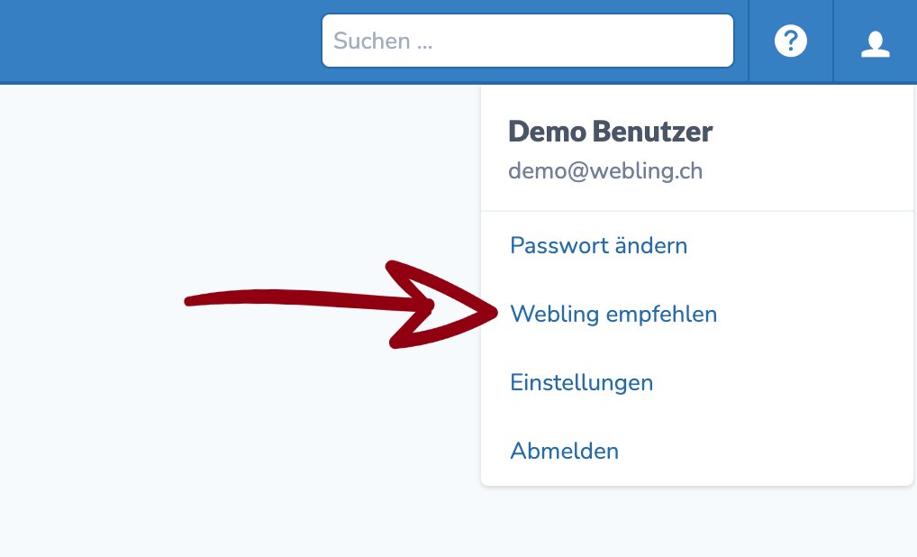 webling_ch's tweet photo. Wenn sich ein neuer Verein mit deinem Empfehlungscode registriert, erhält der neue Verein zwei Monate Gratis. Zusätzlich erhältst du für deinen Verein einen kostenlosen Monat und ein spezielles Dankeschön von uns - extra für dich! 💚 https://t.co/rtakaaPrDq
