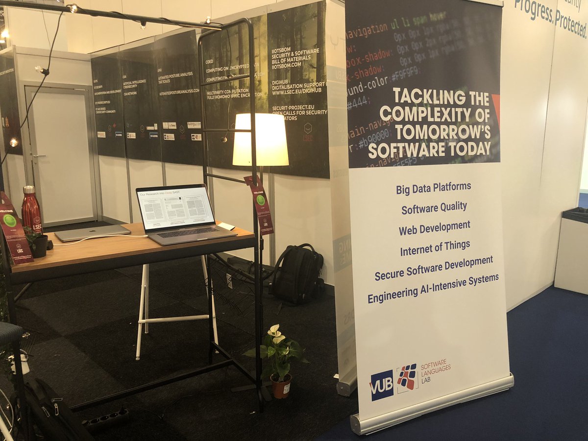 rhumbertgz's tweet photo. Are you looking for your new Cybersecurity expert from Academia? Let’s talk! @ #cyberseceurope Booth D.0.30 @softlab_brussel https://t.co/9Fm9uNvodc