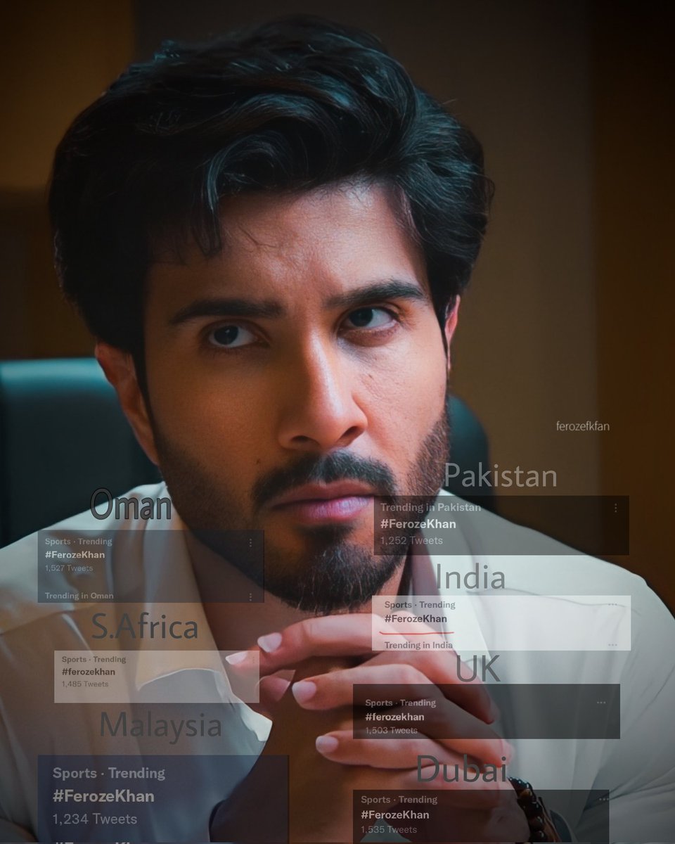 ferozefkfan's tweet photo. He came &amp; he conquered!
The only Pak actor who trended in 7 different countries at a time!
😌🙌🏻😌
This is just a beginning many more to come InshaAllah!
🤲🏻❤🤲🏻
#FerozeKhan 
#Habs
@ferozekhaan https://t.co/UdBDD0d5zm