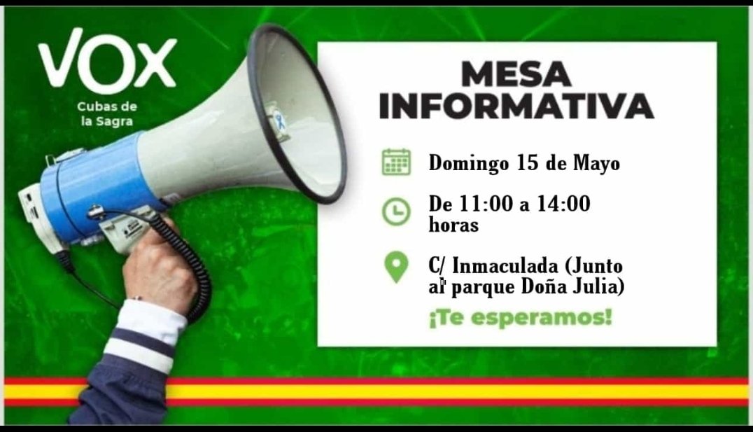 VOX Cubas de la Sagra tweet media