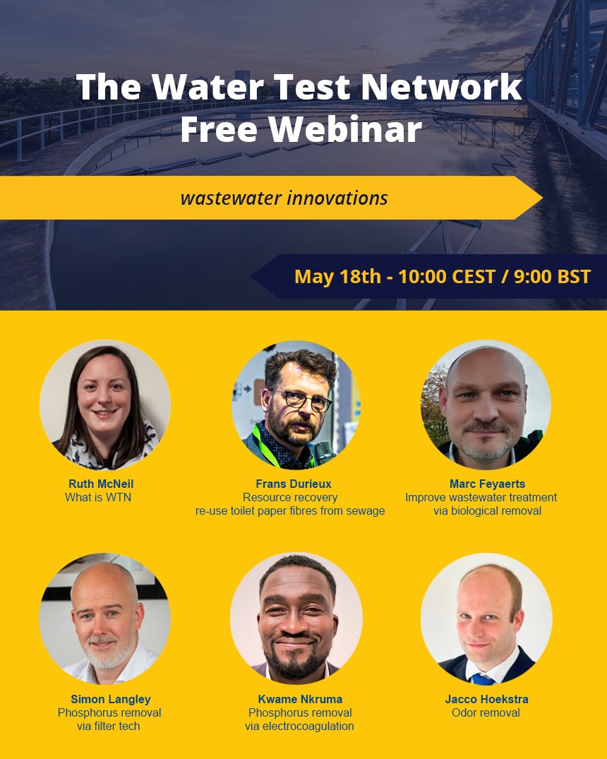 Good clean #water is getting scarce, it’s becoming difficult and costly to treat #wastewater. 𝗶𝗻𝗻𝗼𝘃𝗮𝘁𝗶𝗼𝗻 is key to keep organizations future proof and water clean. Discover how new #tech can help you in our webinar on Wednesday May 18th. lnkd.in/eWVtsTp6