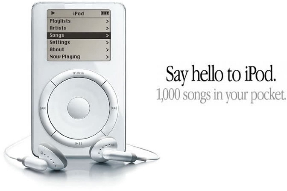 lacort's tweet photo. 2001: 1.000 canciones en tu bolsillo.

2022: 90.000.000 de canciones en tu muñeca. https://t.co/2KVyPoUT9K