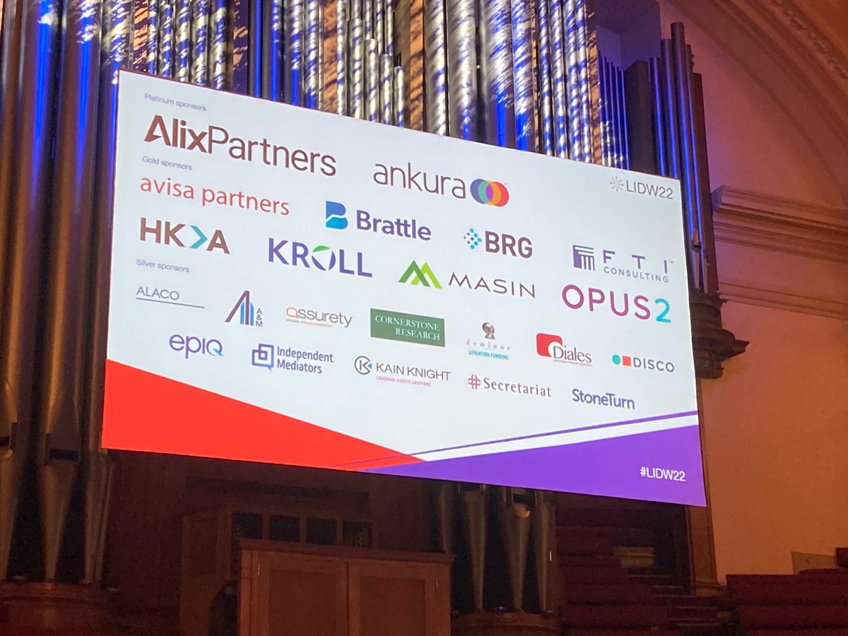 Looking forward to day 3 of LIDW
With sessions this morning on global trends in business ethics and corporate accountability, growth of ESG and keynote addresses #london #mediation #lidw22